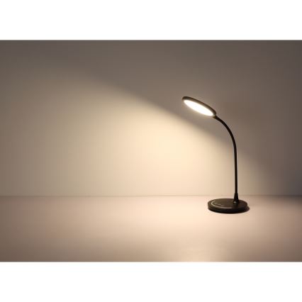 Globo - LED Himmennettävä joustava kosketus pöytävalaisin LED/12W/230V 3000/4000/6500K CRI 90 musta