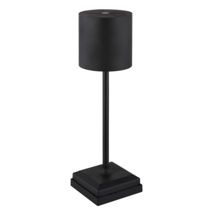 Globo - himmennettävä kosketusohjattu ladattava pöytälamppu LED/1,5W/5V 2200 mAh musta