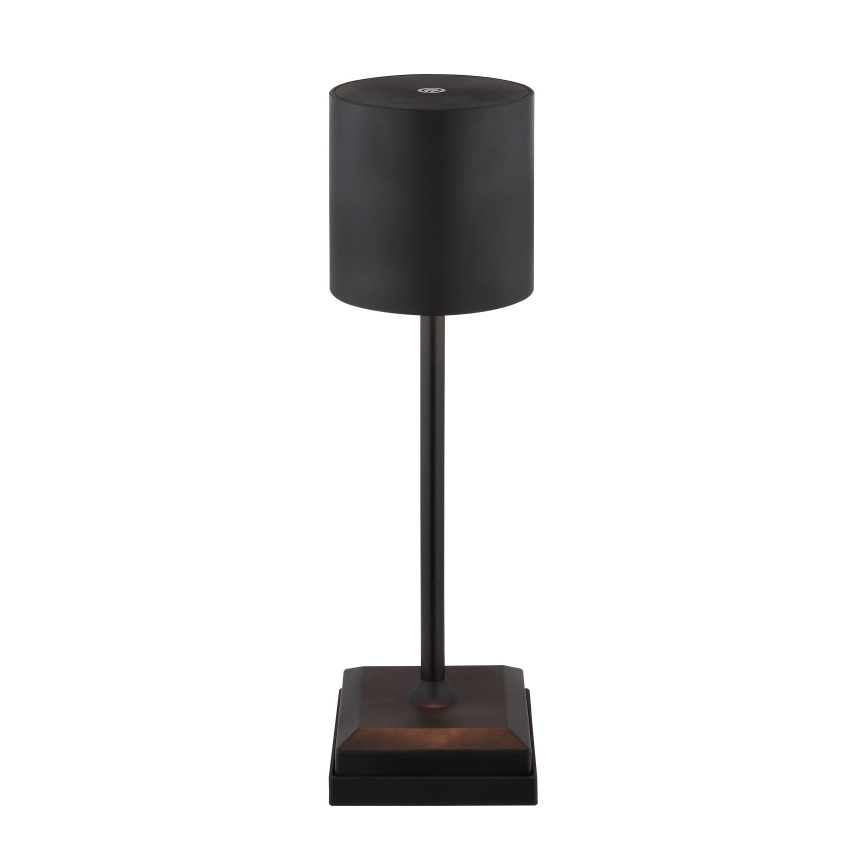 Globo - himmennettävä kosketusohjattu ladattava pöytälamppu LED/1,5W/5V 2200 mAh musta