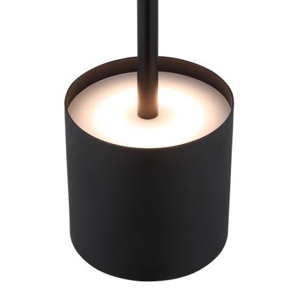 Globo - himmennettävä kosketusohjattu ladattava pöytälamppu LED/1,5W/5V 2200 mAh musta