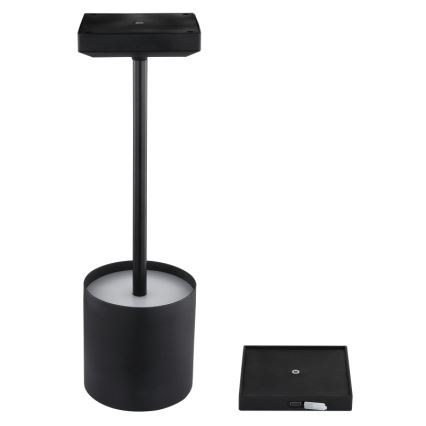 Globo - himmennettävä kosketusohjattu ladattava pöytälamppu LED/1,5W/5V 2200 mAh musta