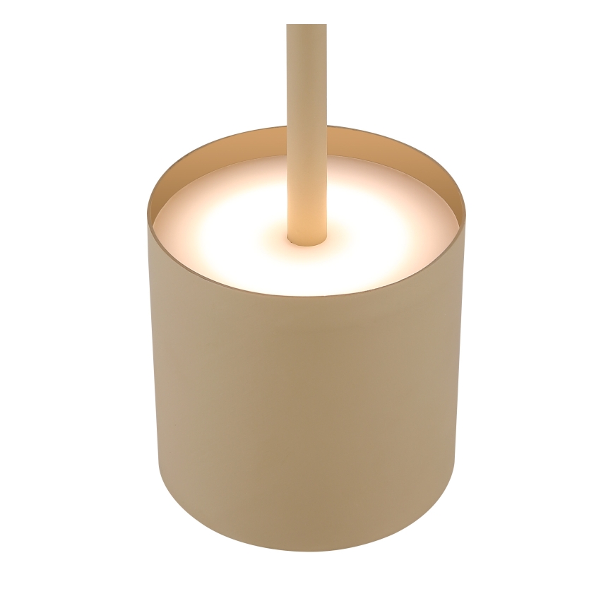 Globo - himmennettävä kosketusohjattu ladattava pöytävalaisin LED/1,5W/5V 2200 mAh beige