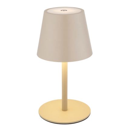 Globo - Himmennettävä kosketusohjattu ladattava ulkokäyttöön tarkoitettu pöytälamppu LED/3W/5V 3000/4000/5000K IP54 1800 mAh
