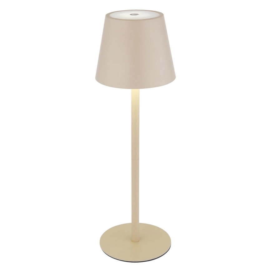 Globo - Himmennettävä kosketusohjattu ladattava ulkokäyttöön tarkoitettu pöytälamppu LED/3W/5V 3000/4000/5000K IP54 1800 mAh