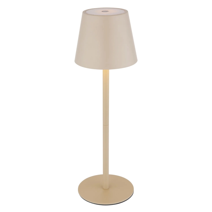 Globo - Himmennettävä kosketusohjattu ladattava ulkokäyttöön tarkoitettu pöytälamppu LED/3W/5V 3000/4000/5000K IP54 1800 mAh