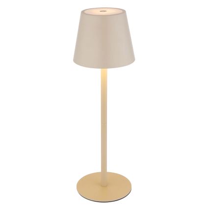 Globo - Himmennettävä kosketusohjattu ladattava ulkokäyttöön tarkoitettu pöytälamppu LED/3W/5V 3000/4000/5000K IP54 1800 mAh