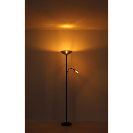 Globo - Lattialamppu 1xE27/60W/230V + 1xE14/40W