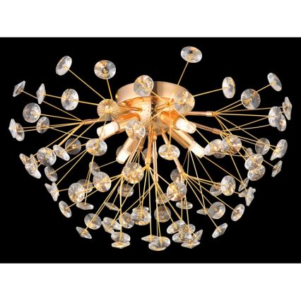Globo - LED-kattovalaisin 4xG9/3,5W/230V halkaisija 45 cm kulta