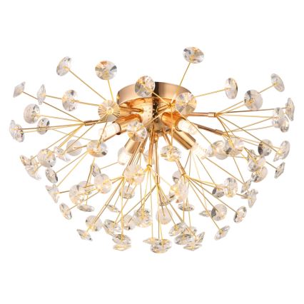 Globo - LED-kattovalaisin 4xG9/3,5W/230V halkaisija 45 cm kulta