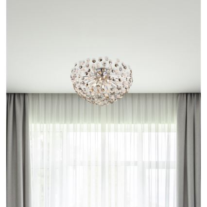 Globo - LED-kattovalaisin 6xG9/3,5W/230V halkaisija 60 cm kiiltävä kromi