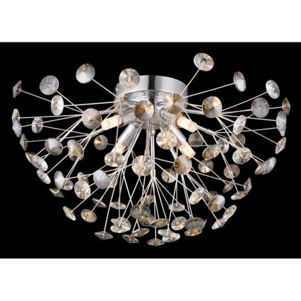 Globo - LED-kattovalaisin 4xG9/3,5W/230V halkaisija 45 cm kiiltävä kromi