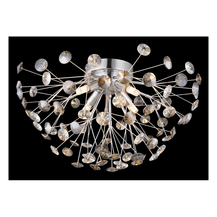Globo - LED-kattovalaisin 4xG9/3,5W/230V halkaisija 45 cm kiiltävä kromi