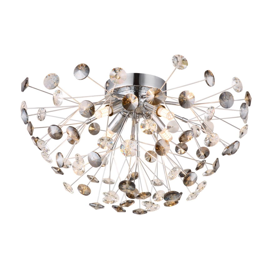 Globo - LED-kattovalaisin 4xG9/3,5W/230V halkaisija 45 cm kiiltävä kromi