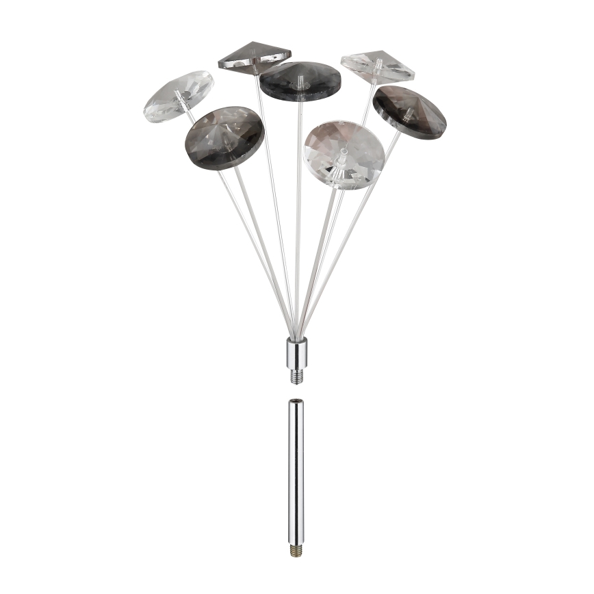 Globo - LED-kattovalaisin 4xG9/3,5W/230V halkaisija 45 cm kiiltävä kromi