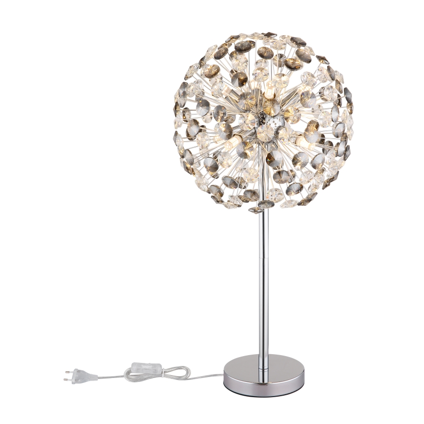 Globo - LED-pöytävalaisin 8xG9/3,5W/230V kiiltävä kromi
