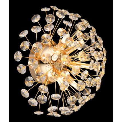 Globo - LED-seinävalaisin 6xG9/3,5W/230V, kullanvärinen