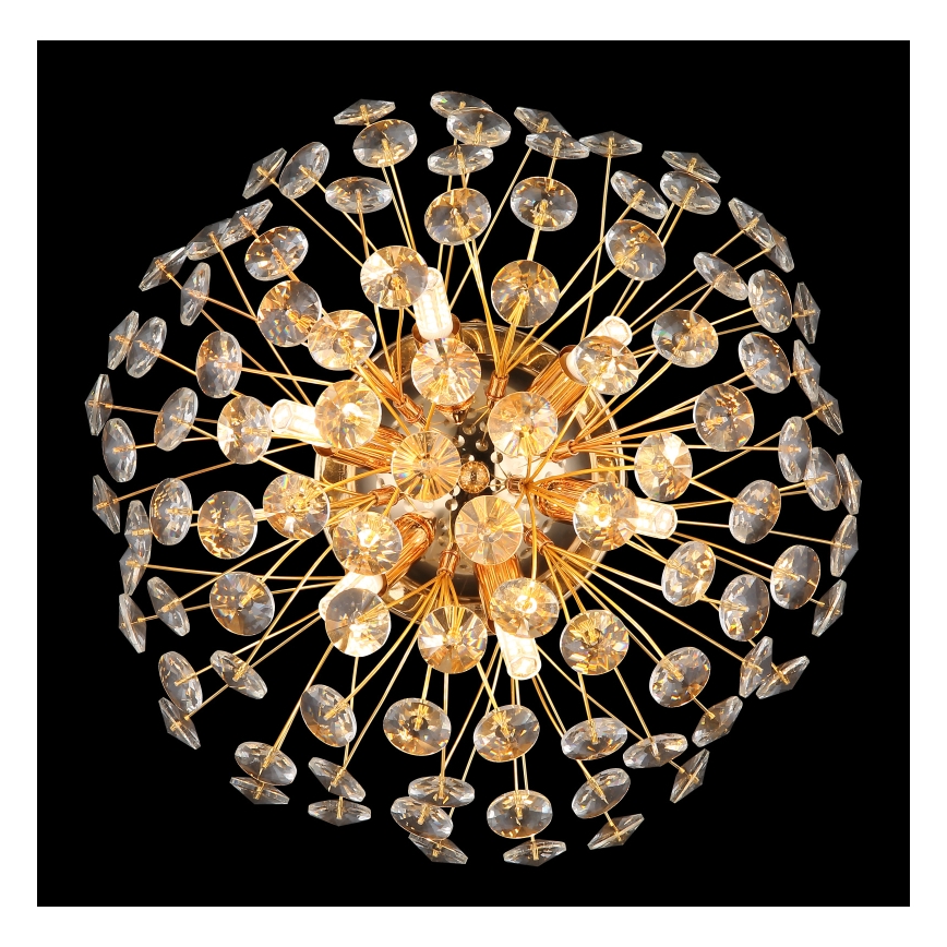 Globo - LED-seinävalaisin 6xG9/3,5W/230V, kullanvärinen