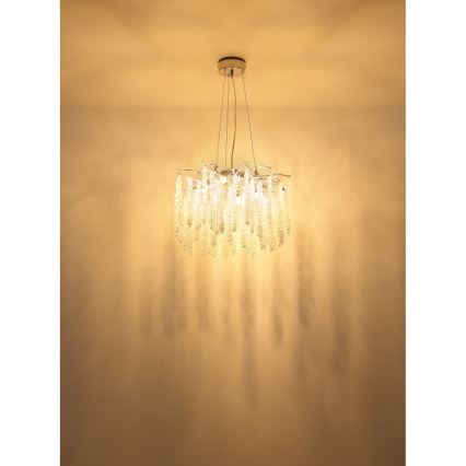 Globo - LED-riippuvalaisin vaijerilla 6xG9/8W/230V