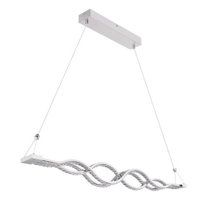 Globo - Himmennettävä LED-kattokruunu narussa 1xLED/30W/230V + kauko-ohjaus