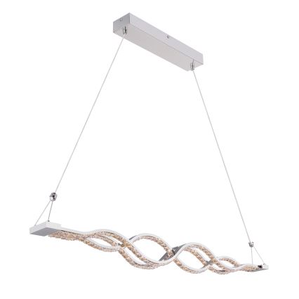 Globo - Himmennettävä LED-kattokruunu narussa 1xLED/30W/230V + kauko-ohjaus