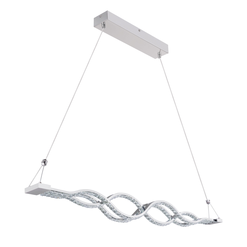 Globo - Himmennettävä LED-kattokruunu narussa 1xLED/30W/230V + kauko-ohjaus
