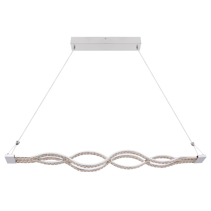Globo - Himmennettävä LED-kattokruunu narussa 1xLED/30W/230V + kauko-ohjaus