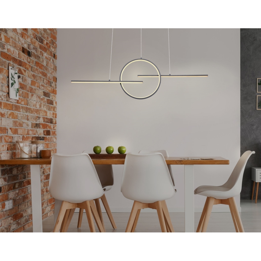 Globo - Himmennettävä LED-kattokruunu narussa LED/50W/230V + kauko-ohjaus