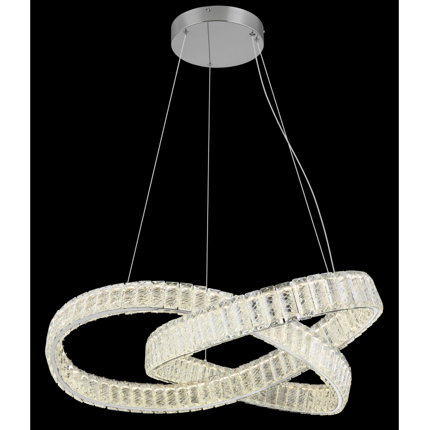 Globo - Himmennettävä LED-kattokruunu johdossa LED/110W/230V 2700-6000K halkaisija 78 cm + kauko-ohjaus