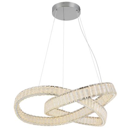 Globo - Himmennettävä LED-kattokruunu johdossa LED/110W/230V 2700-6000K halkaisija 78 cm + kauko-ohjaus
