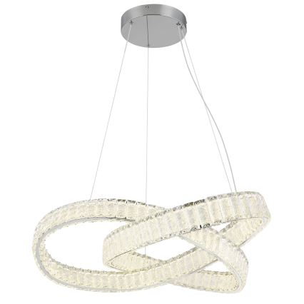 Globo - Himmennettävä LED-kattokruunu johdossa LED/110W/230V 2700-6000K halkaisija 78 cm + kauko-ohjaus