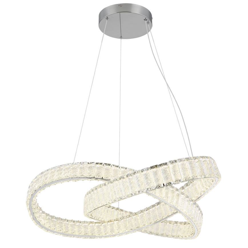 Globo - Himmennettävä LED-kattokruunu johdossa LED/110W/230V 2700-6000K halkaisija 78 cm + kauko-ohjaus