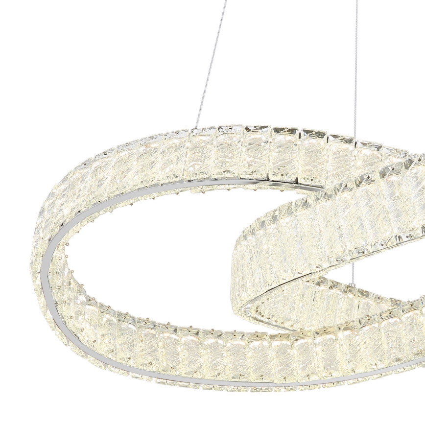 Globo - Himmennettävä LED-kattokruunu johdossa LED/110W/230V 2700-6000K halkaisija 78 cm + kauko-ohjaus