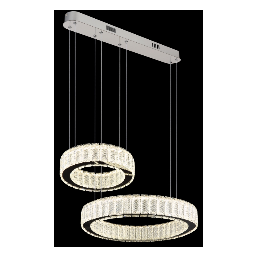 Globo - Himmennettävä LED-kattokruunu johdossa LED/80W/230V 2700-6000K + kauko-ohjaus