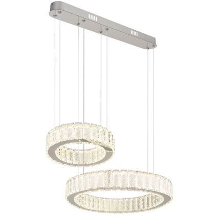 Globo - Himmennettävä LED-kattokruunu johdossa LED/80W/230V 2700-6000K + kauko-ohjaus