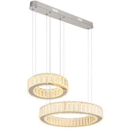 Globo - Himmennettävä LED-kattokruunu johdossa LED/80W/230V 2700-6000K + kauko-ohjaus