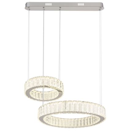 Globo - Himmennettävä LED-kattokruunu johdossa LED/80W/230V 2700-6000K + kauko-ohjaus