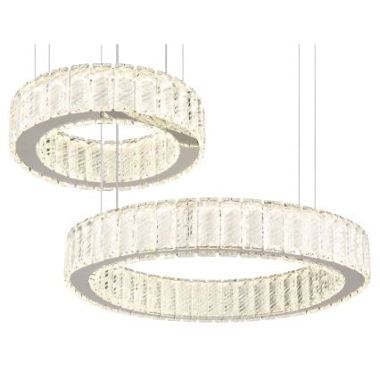 Globo - Himmennettävä LED-kattokruunu johdossa LED/80W/230V 2700-6000K + kauko-ohjaus