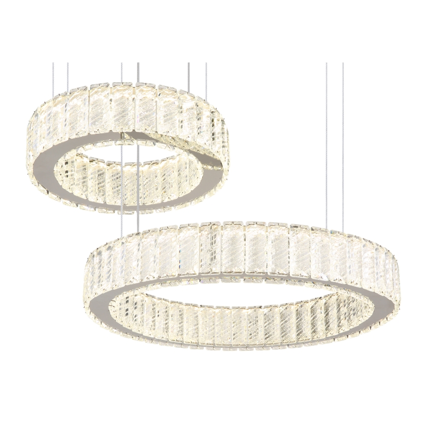 Globo - Himmennettävä LED-kattokruunu johdossa LED/80W/230V 2700-6000K + kauko-ohjaus