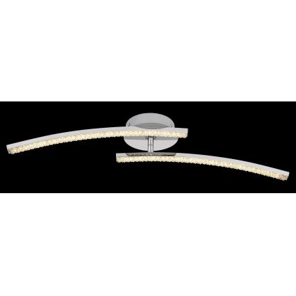Globo - LED Kylpyhuone pinta-asetettava kattokruunu 2xLED/6W/230V IP44