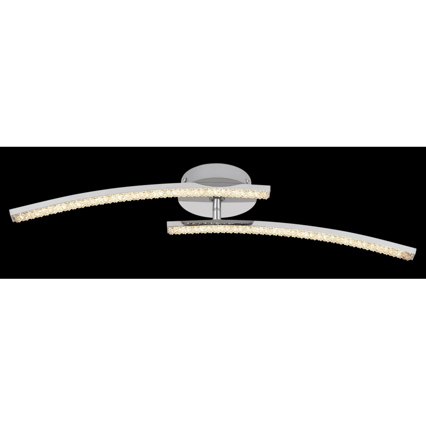 Globo - LED Kylpyhuone pinta-asetettava kattokruunu 2xLED/6W/230V IP44