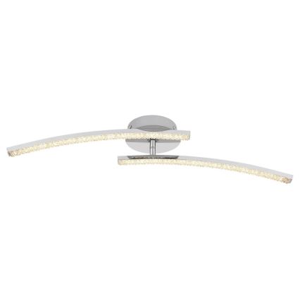 Globo - LED Kylpyhuone pinta-asetettava kattokruunu 2xLED/6W/230V IP44