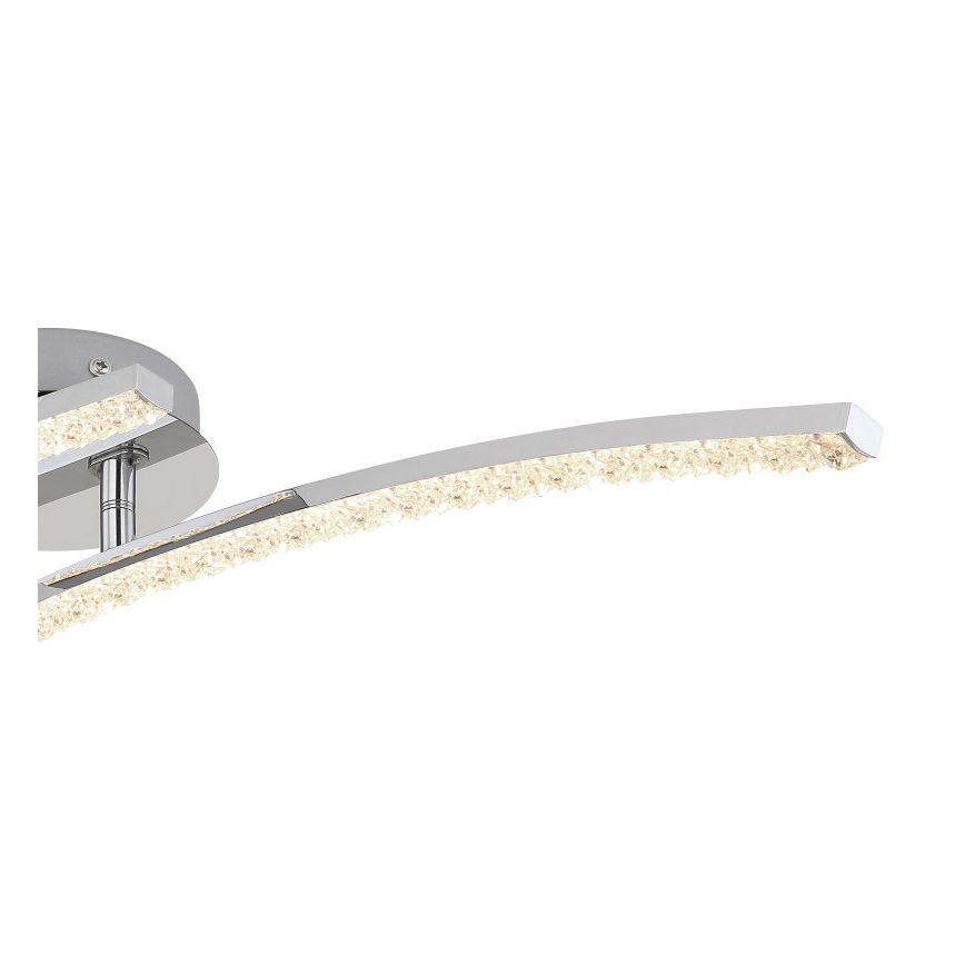 Globo - LED Kylpyhuone pinta-asetettava kattokruunu 2xLED/6W/230V IP44