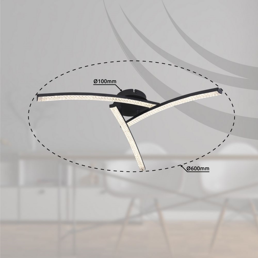 Globo - LED Pinta-asennettu kattokruunu LED/18W/230V 2700/4000/6000K