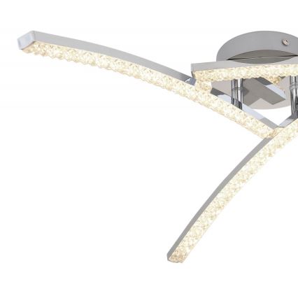 Globo - LED Kylpyhuone pinta-asetettava kattokruunu 3xLED/6W/230V IP44