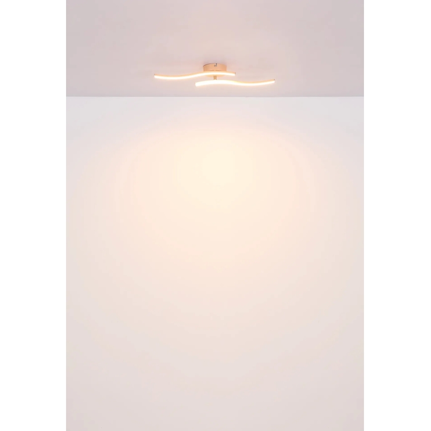 Globo - Kiinteä LED-kattokruunu LED/12W/230V 3000K oranssi