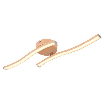 Globo - Kiinteä LED-kattokruunu LED/12W/230V 3000K oranssi