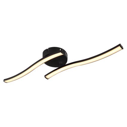 Globo - Kiinteä LED-kattokruunu LED/12W/230V 3000K musta