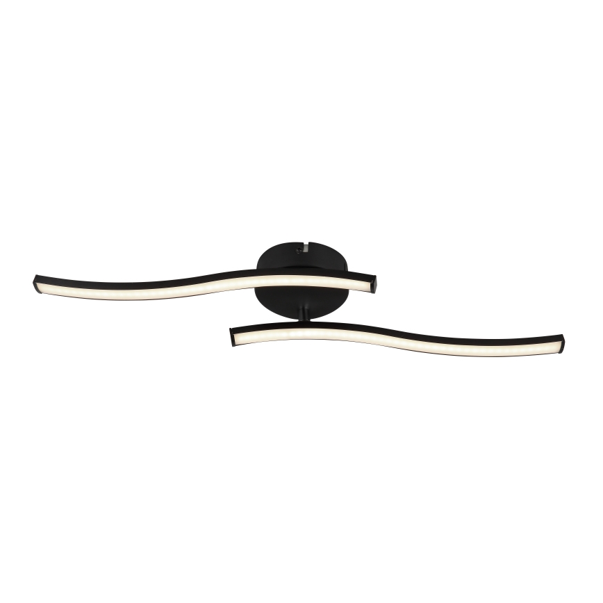 Globo - LED-kattovalaisin 2xLED/6W/230V musta