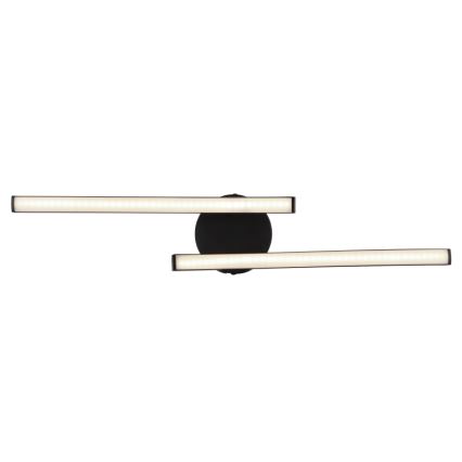 Globo - LED-kattovalaisin 2xLED/6W/230V musta