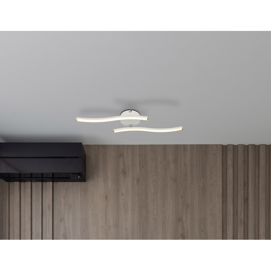 Globo - Kiinteä LED-kattokruunu LED/12W/230V 3000K valkoinen